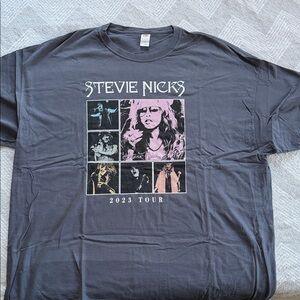 Stevie Nicks 2023 Tour Graphic T-Shirt - Gray